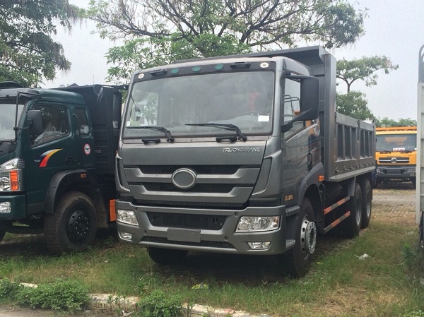Xe tải ben FAW thùng cao tải trọng 13.570 tấn
