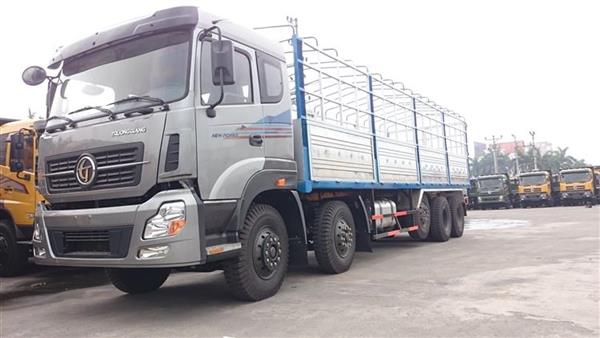 Xe tải thùng Dongfeng Trường Giang 5 chân tải trọng 22 tấn - Giá rẻ
