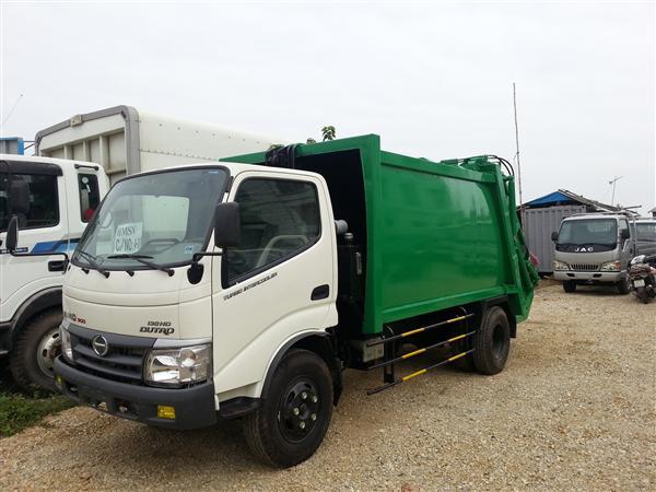 Ô tô tải chở rác Hino WU34L 6 khối