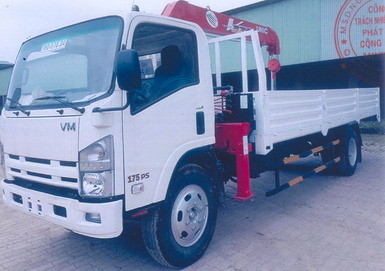 Xe tải ISUZU VM gắn cẩu Unic 3 tấn 4 đốt (URV374)